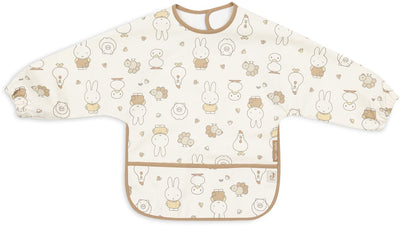 Jollein Lätzchen wasserdicht mit Ärmel – 1 Stück – Miffy Family Farm
