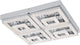 Eglo fradelo – Deckenleuchte – 52 cm – 1 Licht – Chrom, klar