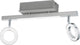 Eglo Cardillio 1 – Spot – 3 Lichter – Aluminium, Chrom – satiniert