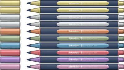Schneider Schreibgeräte Schneider Paint-it 050 – Rollerball Metallic – 0,4 mm – 10 Stück – S-ML05011503