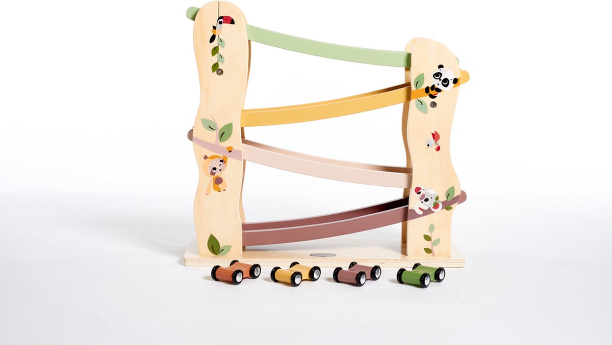 Tiny Love – Rennrampenauto aus Holz – Boho-Chic – Autobahn