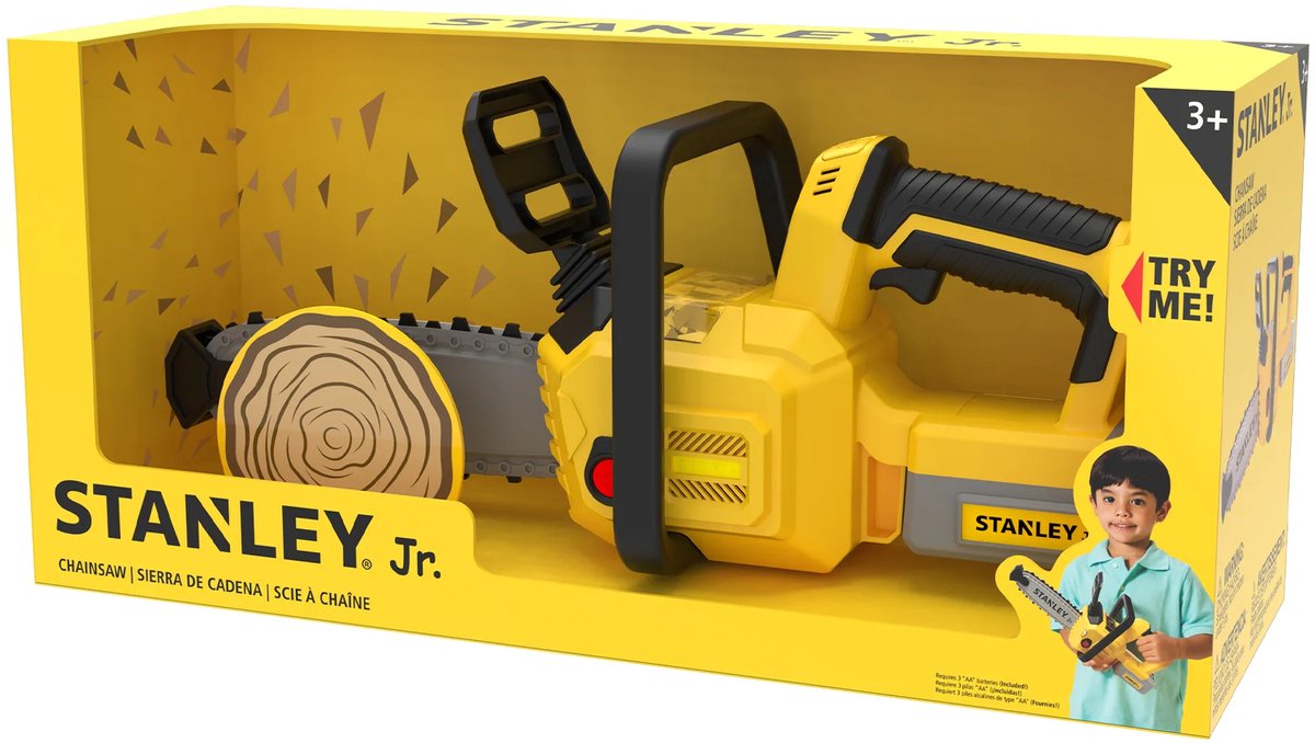 Stanley Jr. – Kettensäge als Kinderspielzeug