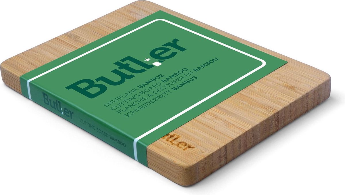 Butler - Schneidebrett - Bambus - 22x16,5x1,8 cm