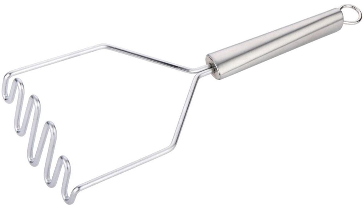 Alpina Stampfer - Edelstahl - 27 cm - Kartoffelstampfer - Stampfer