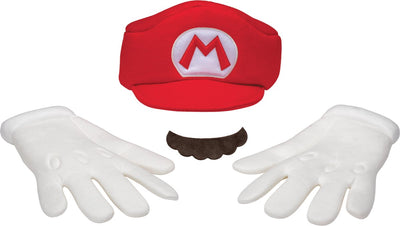 Disguise Nintendo – Super Mario Bros, Mario Elevated Zubehörset für Erwachsene, Größe Einheitsgröße