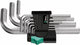 Wera 05021406001 9-teiliger Innensechskantschlüsselsatz – 1,5–10 mm