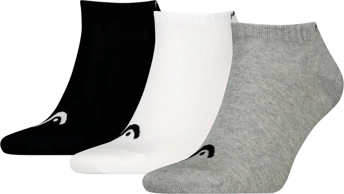 Head – Unisex – alle Sport-Sneakersocken – Training – 3er-Pack – Größe 43–46