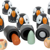 Kleines Fußholz -Memo -Spiel Pinguin, 26dlg.