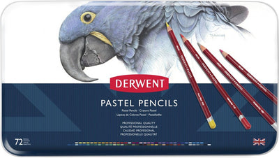 Derwent Pastellstifte – Sortiment in Dose – 4 mm – 72 Stück