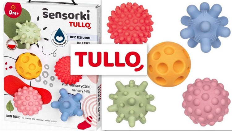 Tullo Sinnesbälle ohne Loch – Pastell – 5er-Set – 0 Monate+ 0+ Monate 0+ Monate