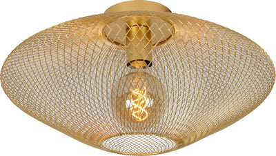 Lucide Mesh - Deckenleuchte (Deckenleuchte) - ø 45 cm - 1xe27 - mattgoldenes Messing