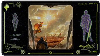 Ultrapro Ultra Pro – Magic: The Gathering – Edge of Eternities – Adagia, windgepeitschte Bastion Holofoil-Spielmatte – Großbritannien