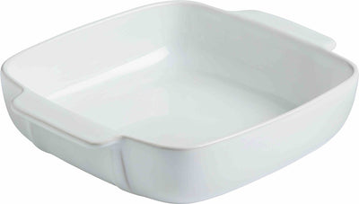 Pyrex Signature Backform quadratisch – Keramik – 22 x 22 cm – weiß