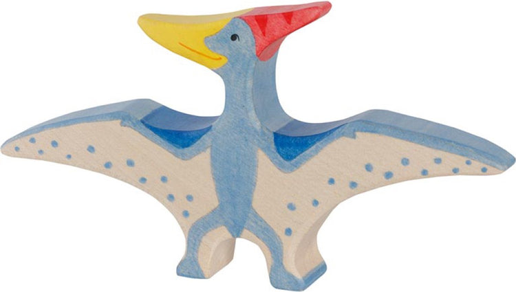 Holztiger Dinosaurier - Pteranodon - 16x2,3x8,5cm - Holzfigur - handgefertigt