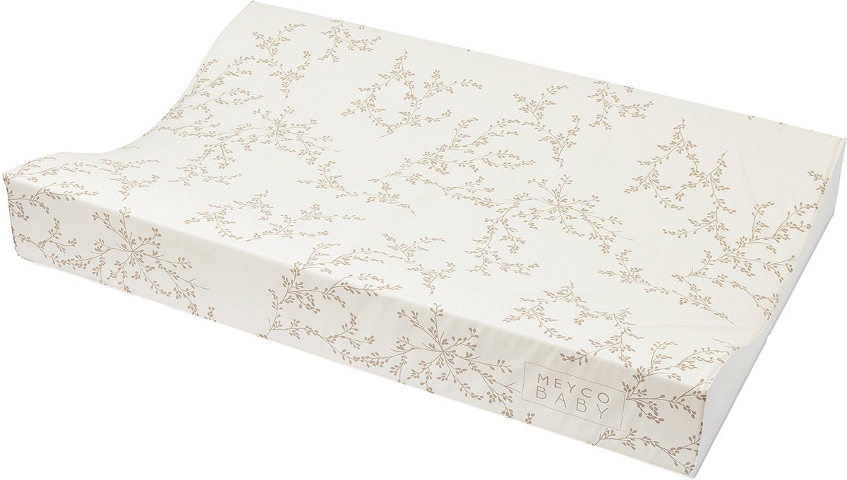 Meyco Baby Branches Wickelauflage – Sand – 50 x 70 cm