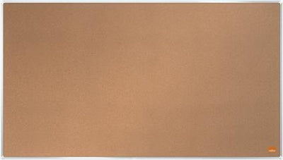 Nobo impression pro Widescreen Memoboard Pinnwand aus selbstheilendem Kork – 710x400mm – Naturbraun – Planer