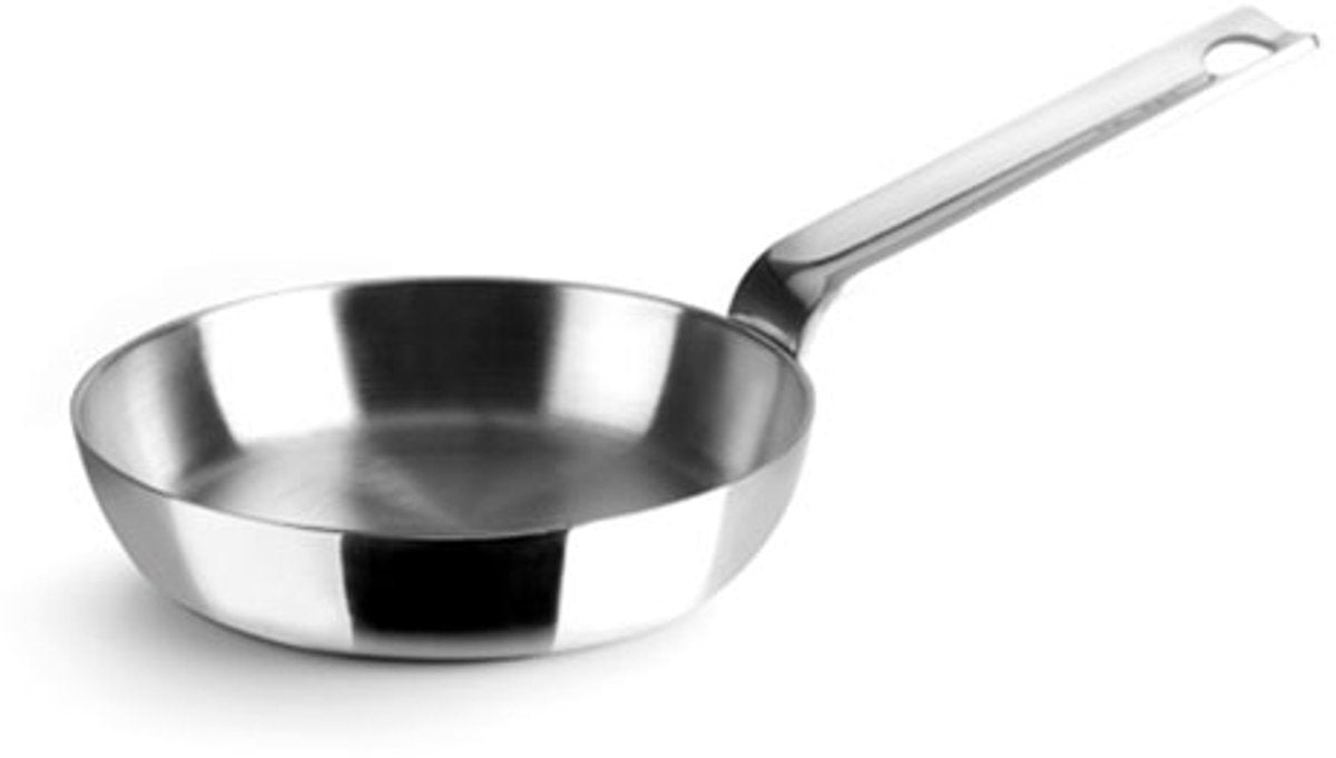 Ibili Blinis Dreifach-Bratpfanne 12 cm Silber