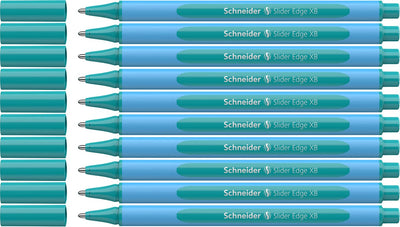 Schneider Schreibgeräte Schneider Kugelschreiber – Gleitkante Pastell – XB – Pastell Ocean – 10 Stück – S-152234-10