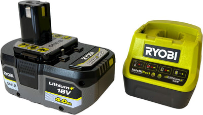 Ryobi Energieset mit 4,0 Ah Akku und Ladegerät rc18120-140x one+ 18v