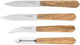 Opinel Kitchen Messer Olivenholz 4-teilig
