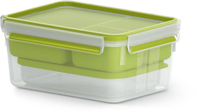 Tefal Masterseal to go - Lunchbox XL - 2,2l - inklusive Besteck - luftdicht