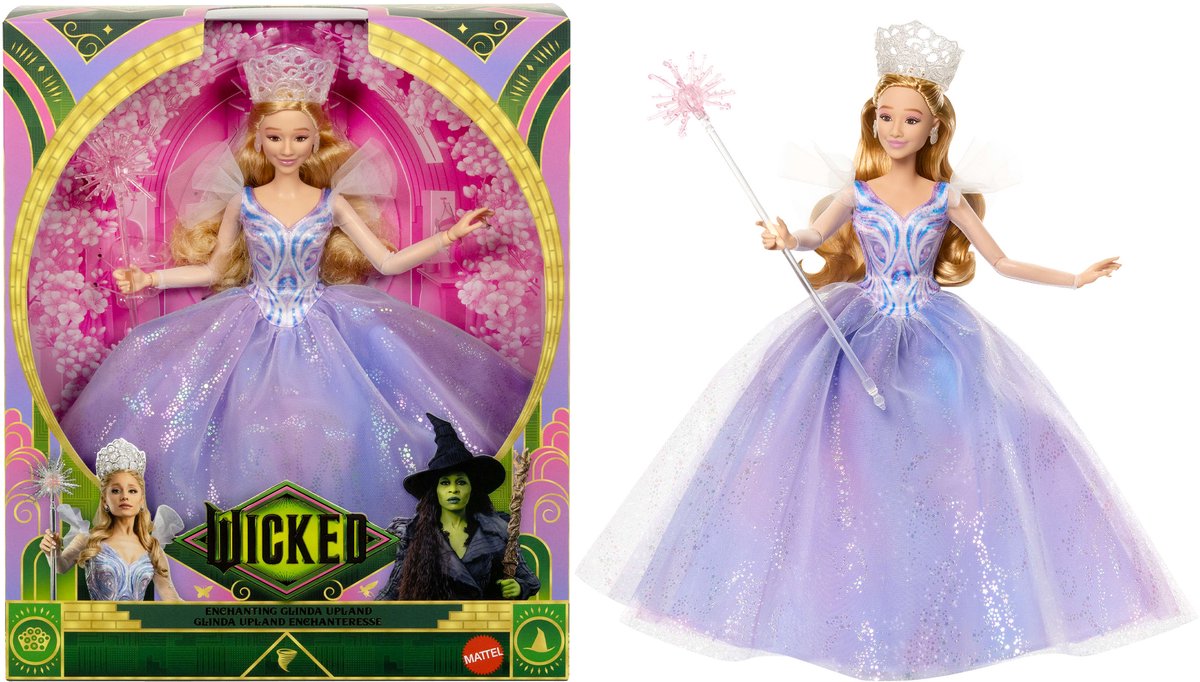 Mattel Wicked: Für eine gute Puppe, bezaubernde Glinda-Upland-Puppen