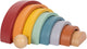 Kleiner Fuß Holz Regenbogenbaubögen mit Ball,