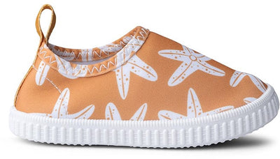 Badeutensilien – Wasserschuhe – 0–7 Jahre – Orange – 19–32 – Sternendruck – UV-Schutz – rutschfest