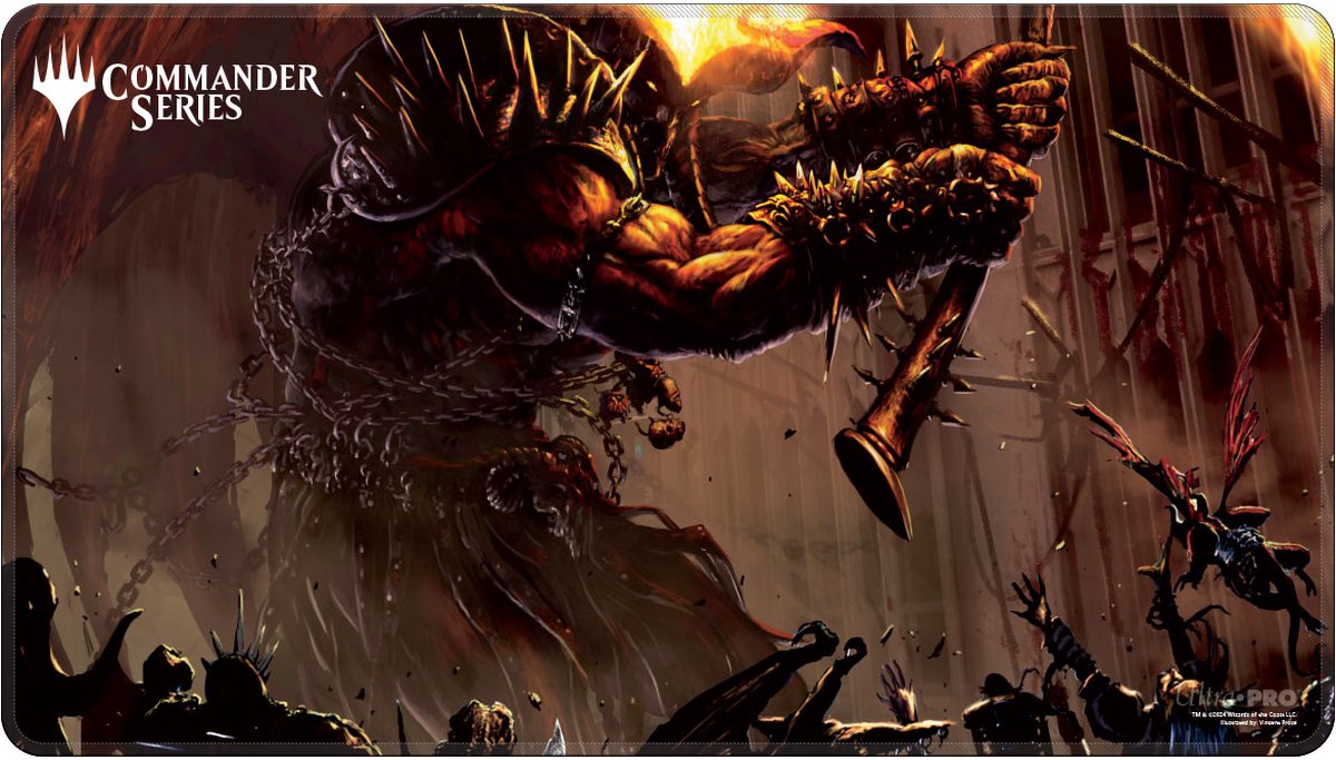 Ultrapro Ultra Pro – Magic – The Gathering – Commander-Serie – Spielmatte Rakdos, Lord of Riot (60 x 34 cm)