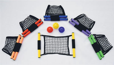 Präzisions-Ballfangnetz – 6 Stück – inklusive Bälle – Fang- und Wurfspiel