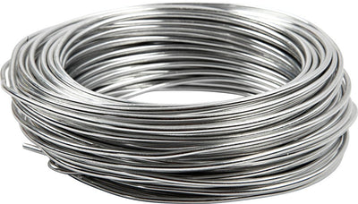 Creativ Company Aludraht, rund, Stärke 3 mm, silber, 29 m 1 Rolle