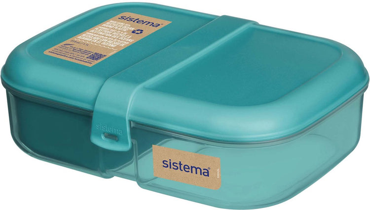 Sistema Ribbon Lunch to go 1,1 l mit Mini Bite Mint Teal 130 ml