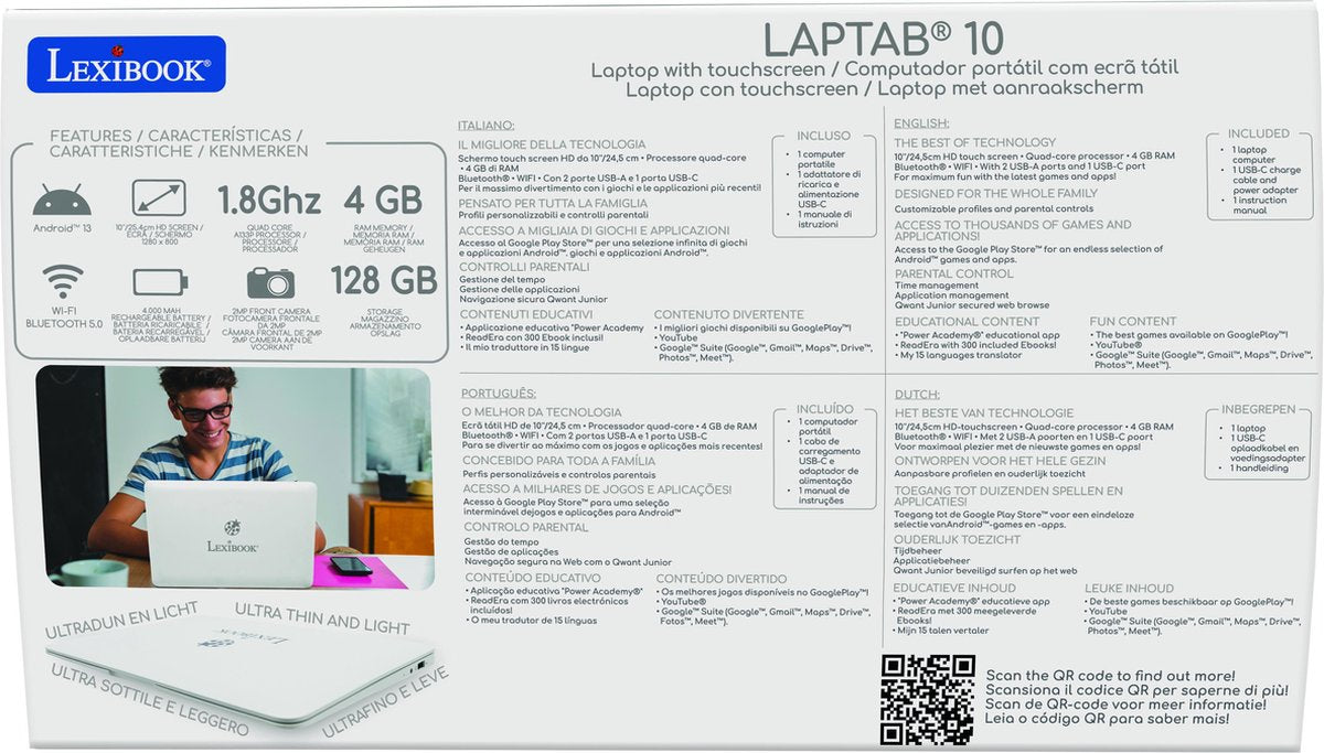 Lexibook laptabâ®: mein erster echter Computer mit Touchscreen