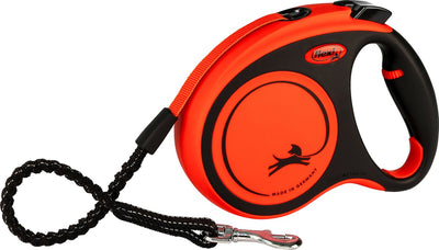 Flexi xtreme – einziehbare Hundeleine – Band – m – 5 m – orange – mittelaktive Hunde