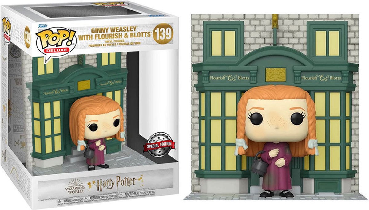 Funko-Pop! Deluxe: Harry Potter – Ginny Weasley mit Flourish Blots