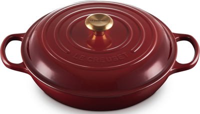 Le Creuset Kasserolle – 30 cm – Campagnard-Granat