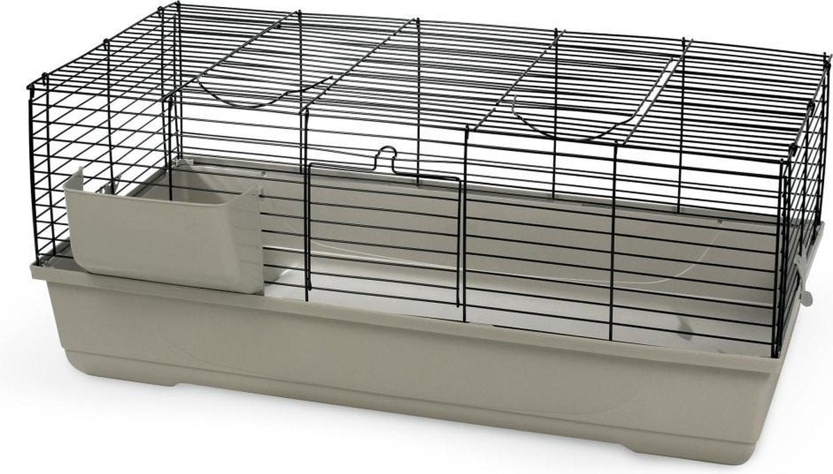 Beeztees Baldo – Kaninchenkäfig – Nagetierkäfig – Mokka – 120 x 59 x 46 cm