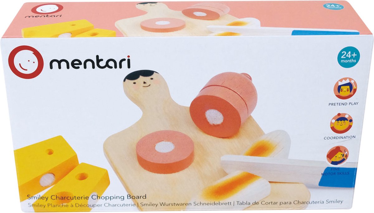 Mentari-Schneidebrett – Wurstwaren – 10 x 18 x 5,5 cm – Holz – 2 Jahre