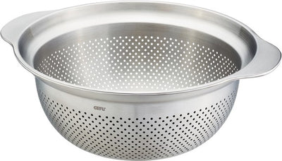 Gefu Premio Sieb 27 cm – Edelstahl – 3-in-1 – zum Abtropfen, Waschen und Dämpfen