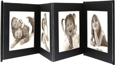 Deknudt-Rahmen a66dc2 8ph – Leporello-Album – Schwarz – 8x Foto 13 x 18 cm