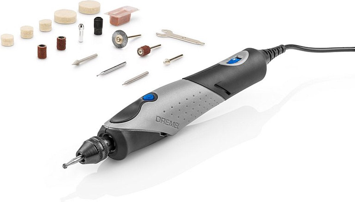 Dremel Stylo+ Multifunktionswerkzeug - am Kabel - inkl. 15 Zubehörteile
