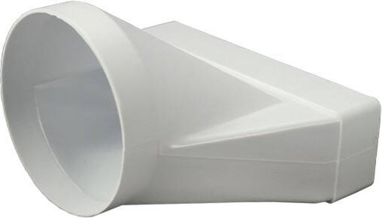 Europlast rechteckiger Kunststoffadapter ø125mm - 220x55mm - ksd25-125