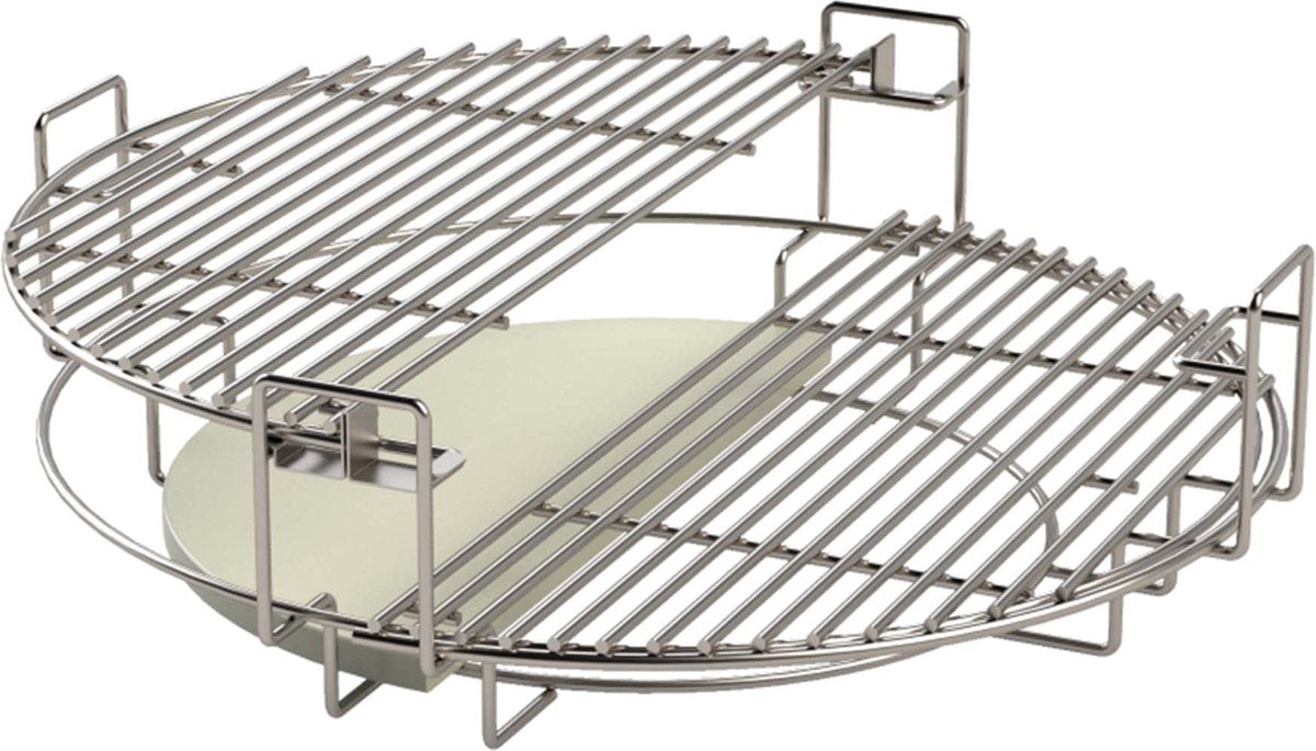 Großes mehrstufiges Grill-Guru-System – schaffen Sie mehr nutzbaren, flexiblen Raum und verschiedene Temperaturzonen in Ihrem Kamado.