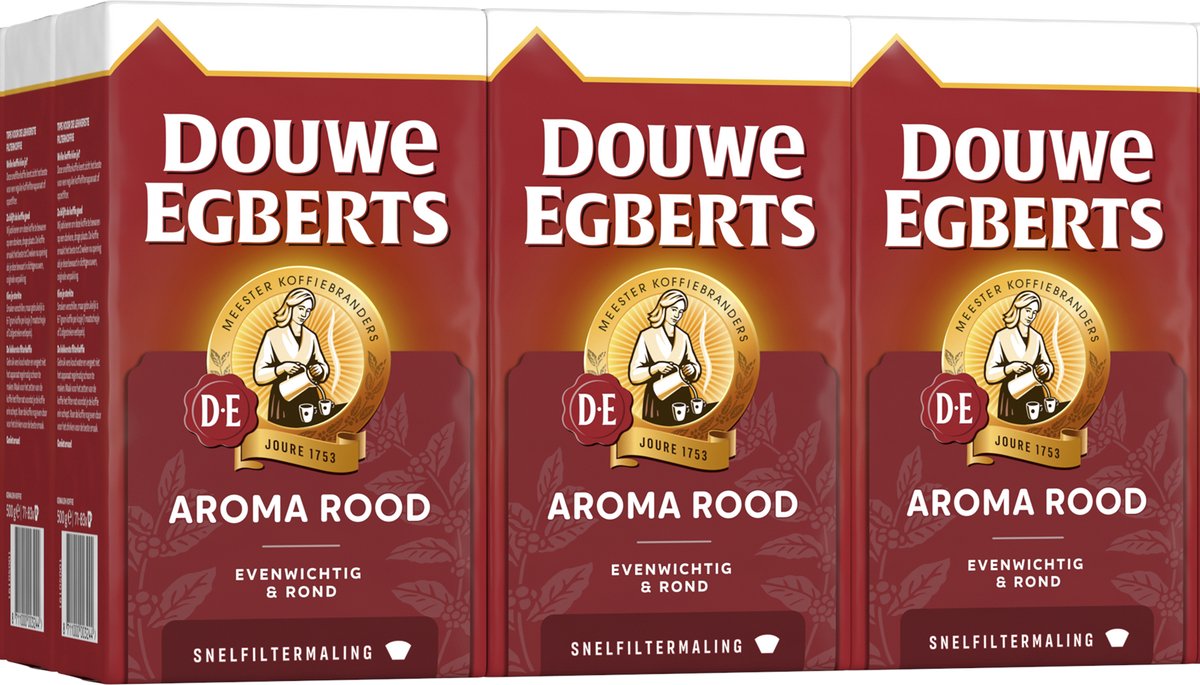 Douwe Egberts Aroma roter Schnellfilter (6x 500gr)