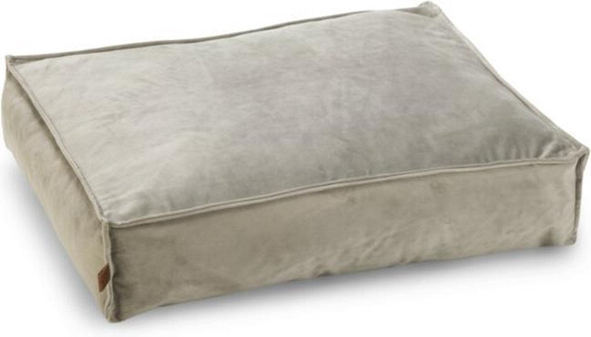 Entworfen von Lotte Nalino – Hundekissen – Samt – Samt – Grau – 70 x 55 x 15 cm