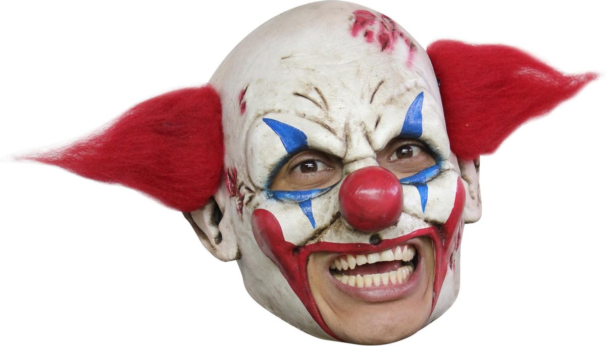 Vegaoo Clown-Maske für Erwachsene Halloween – Kostümmaske – Einheitsgröße