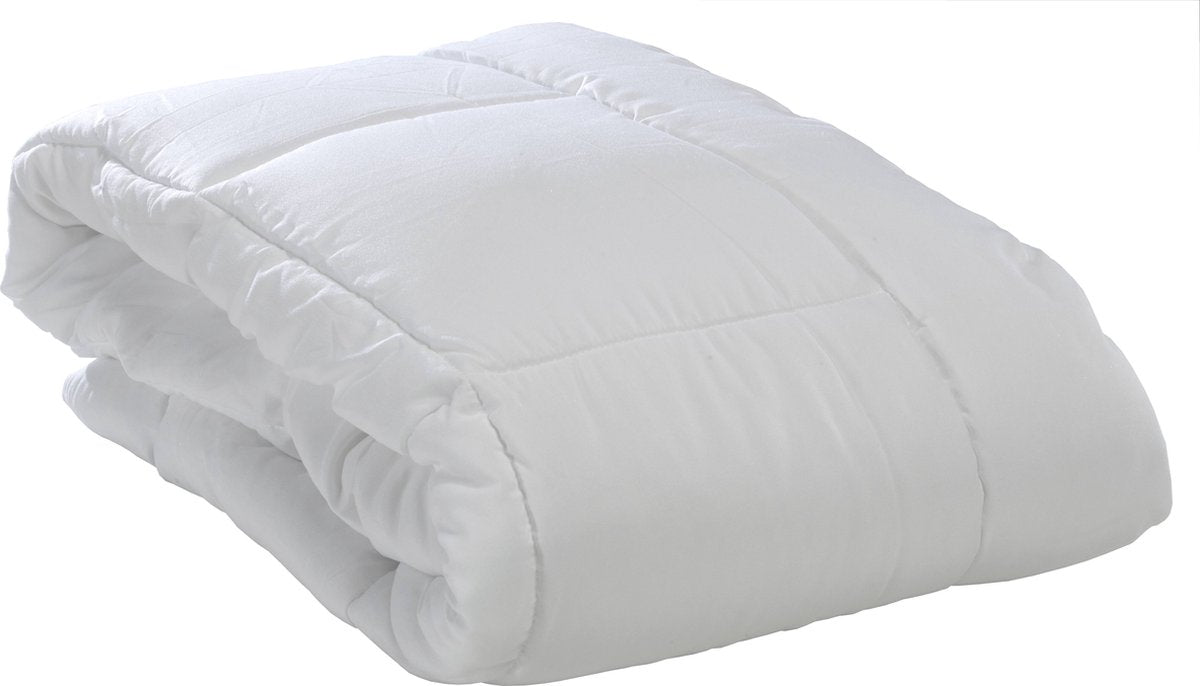 Abz-Bettdecke – Mikrofaser – 100 x 135 cm – weiß