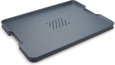Joseph Joseph Cut n Carve Schneidebrett – groß – 41 x 29 x 2,5 cm – Kunststoff – Himmel