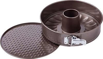Pyrex - Asimetria 2 in 1 Feder- und Turbandose ø 26 cm - Braun - Kohlenstoffstahl