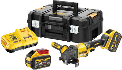 Dewalt dcg418x2 accu haakse slijper 125mm 54v xr flexvolt 9,0ah in tstak